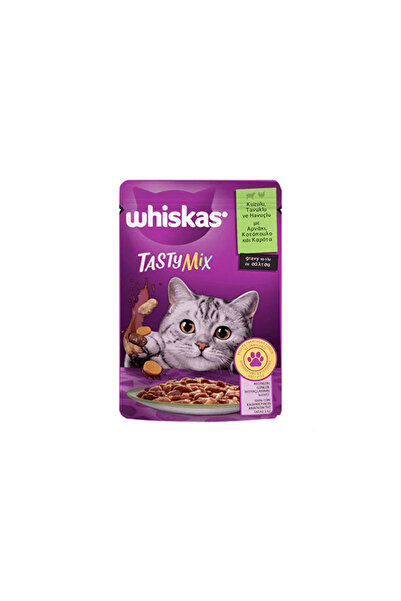 Whiskas Pouch TastyMix Kuzulu Yetikin 85GrX24