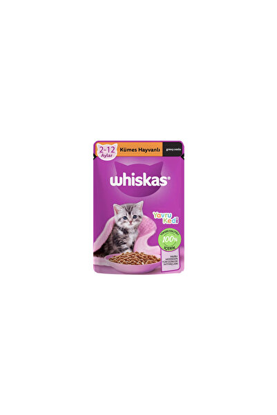 Whiskas Pouch Yavru Kümes Hayvanlı 85GX12 Adet