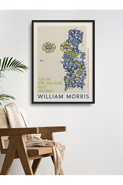 HOMEPACK Çerçeveli Tablo William Morris Serisi Poster Tablo TK/205