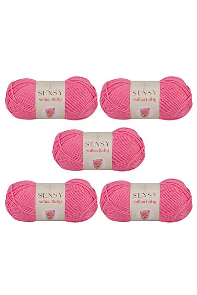 SENSY Softee Baby Hand Knitting Yarn Blanket Yarn Baby Yarn Cardigan Sweater Yarn Vest Yarn Scarf Beanie Booties Yarn