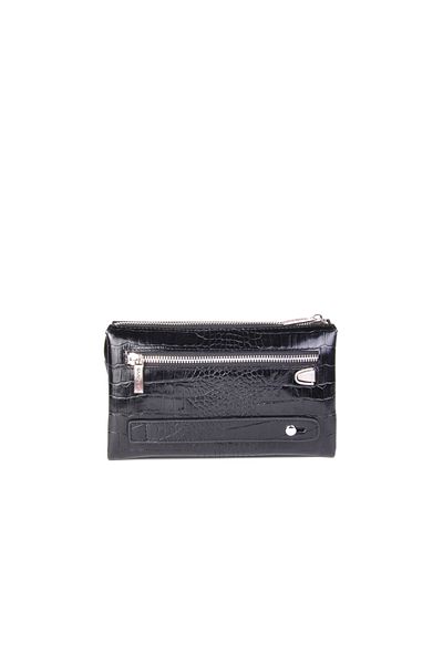Eminsa Men's Black Crocodile Genuine Leather Handbag