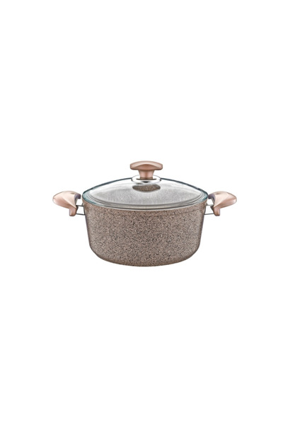OMS Collection 24x12 Cm Granite Deep Pot Brown