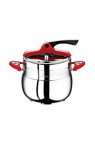 OMS 4 Liter Red 5080g Classic Pressure Cooker