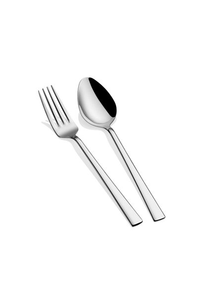 Arsel -nergis Seyhan Plain 36 Pieces 6 Person Fork Spoon Knife Set