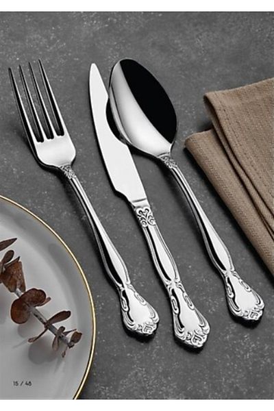 Arsel Dafne Plain 89 Piece Boxed Cutlery Set