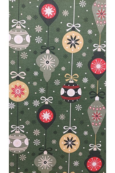 gonk Rectangular, Christmas Patterned, Duck (Liquid Repellent, Stain Resistant) Fabric, Dining Table Cloth