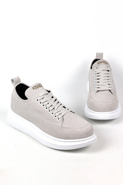 Rainon Store Stone Suede Lace Up High Sole Men's Sports Shoes