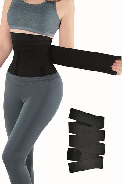 NBB Black Spiral Waist Corset 1928