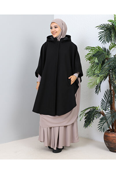 HATİCEATABEYLİBUTİK KAPİŞONLU PANÇO