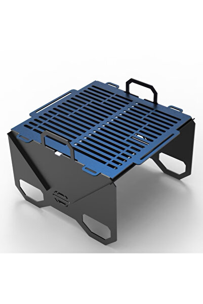 ARVALLI Portatif Kare Mangal Kolay Taşınır Basit Kurulur