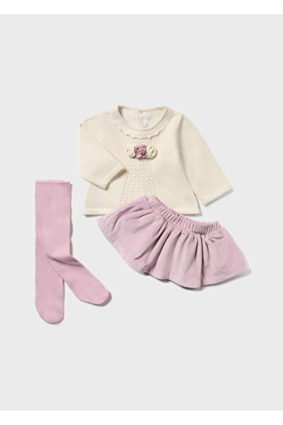 MAYORAL 02867 MAYORAL KIZ BEBEK ETEK KAZAK ÇORAP 3LÜ SET
