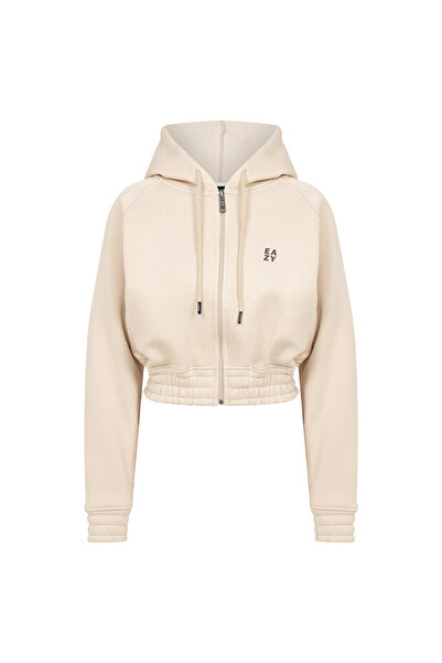 Eazy Co Дамски еластичен зимен комплект анцуг Eazy Basic Camel