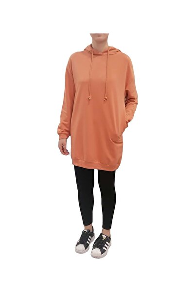 HNS MARIQUİTA ТУНІКА З КАПЮШОНОМ - КІРЕМІТ - L - ST06912-KİREMİT-L