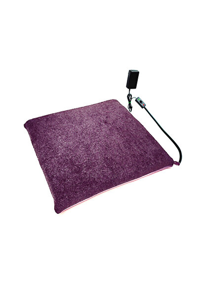 POWERTEC Isıtıcılı Kedi Köpek Minderi Kedi Isıtıcı Minder Isıtmalı kedi minderi 12VOLT 45X45CMX4CM