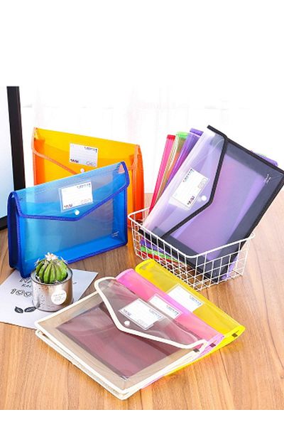 Vox Art A5 Document File, Pp Gusseted Bag 2 Pieces Cream