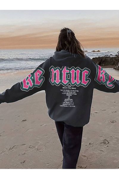Machetta Unisex Plus Size When You Make Φούτερ με κουκούλα με στάμπα μεγάλου μεγέθους