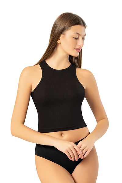 VicTroy 3 Pieces of Corded Black, White and Gray Colored Cotton Stylish Cut Blouse