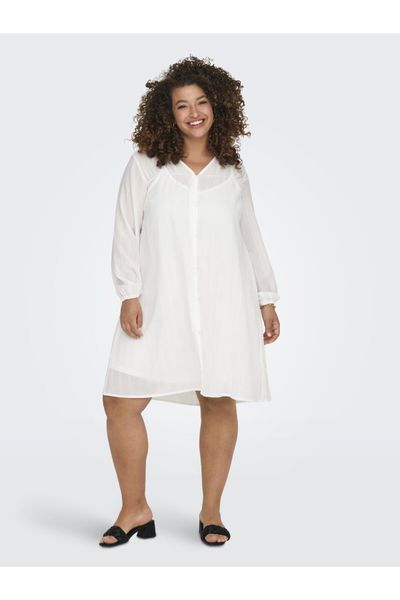 Weiß Only Carmakoma Kleider für Damen Online Kaufen - Trendyol