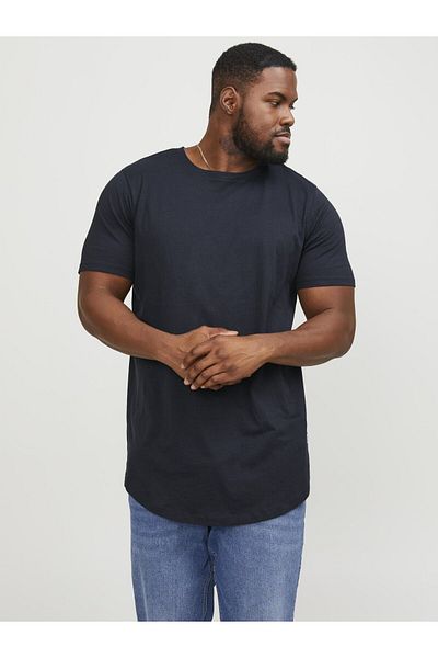 Jack & Jones Plus T-Shirt Plus Einfarbig T-Shirt