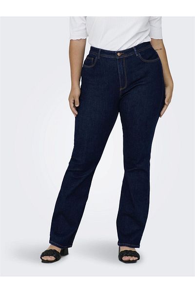 Only Carmakoma Flared Fit Jeans Carsally Hohe Taille Ausgestellt Jeans