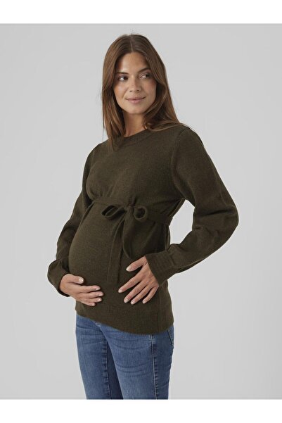 Mama Licious Tragetasche MLNEWANNE L/S KNIT TOP A. NOOS