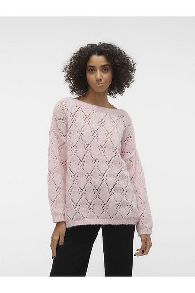 Vero Moda Strickpullover VMSTAR LS BOATNECK LONG PULLOVER GA EXC