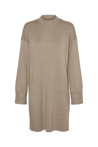 Vero Moda Strickkleid VMGOLDNEEDLE LS SHORT HIGHNECK DRESS