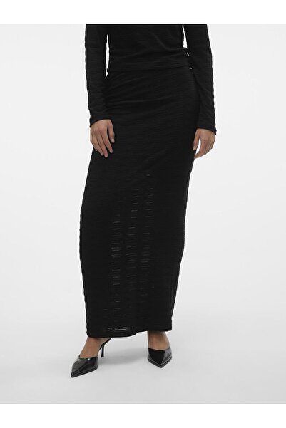Vero Moda Rock Vmlala Hohe Taille Langer Rock