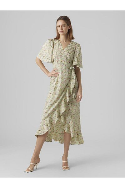 Vero Moda Kleid VMEMMA KINA 2/4 UZUN ANVEAL ELBİSE WVN GA
