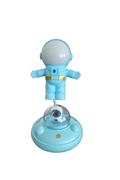 ARD Şarjlı Ufo Uçan Daire Astronot Masa Lambası 22CM
