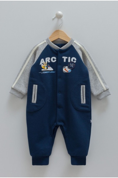 Caramell Arctic Friends Jumpsuit with Snap Fasteners (with Fleece Inside) Unisex