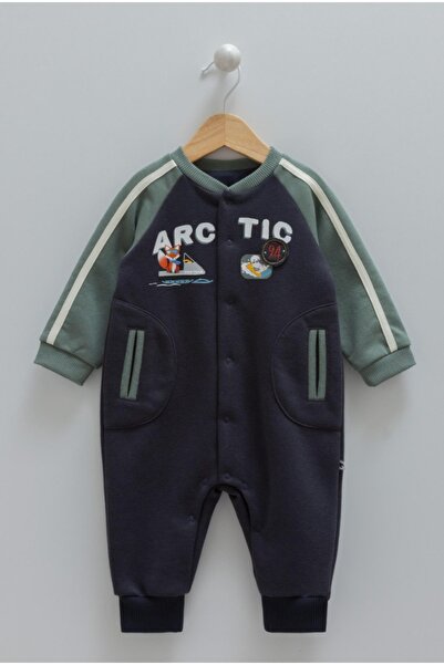 Caramell Arctic Friends Çıtçıtlı Tulum (İçi Polarlı)