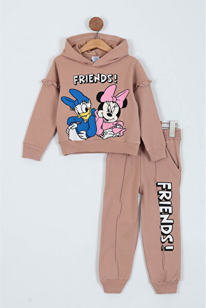 TRENDİMİZBİR Boutique - 3-12 Years Old Friends Printed Sleeve Ruffled Grass G...