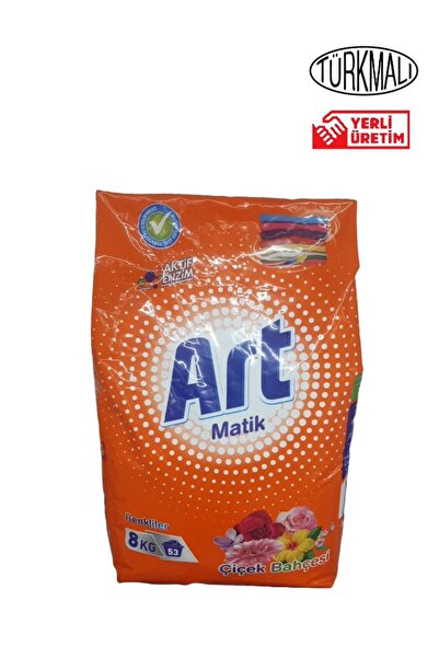 ART MATİK TOZ DETERJAN 8 KG ART MATİK ÇİÇEK BAHÇESİ ( RENKLİLER İÇİN )