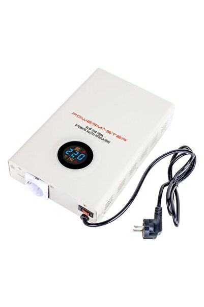 Powermaster SLIM-1000 OTOMATİK 1000 WATT KOMBİ VOLTAJ REGÜLATÖRÜ