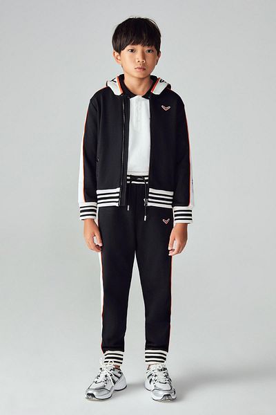 SWATSKY Черен суитшърт за момче от BG Store 23FW0SW1579