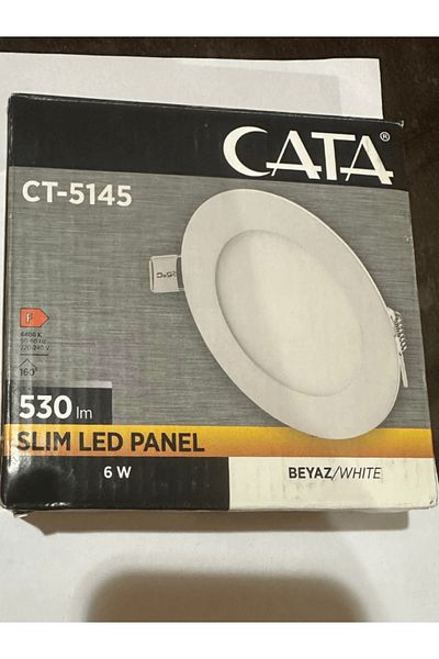 Cata CT-5145 6W 6400K (White Light) Flush Mounted LED Panel (2 Pieces)