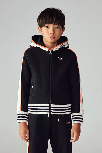 SWATSKY Черен суитшърт за момче от BG Store 23FW0SW1579