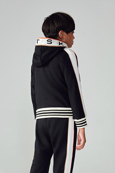 SWATSKY BG Store Erkek Çocuk Siyah Sweatshirt 23FW0SW1579