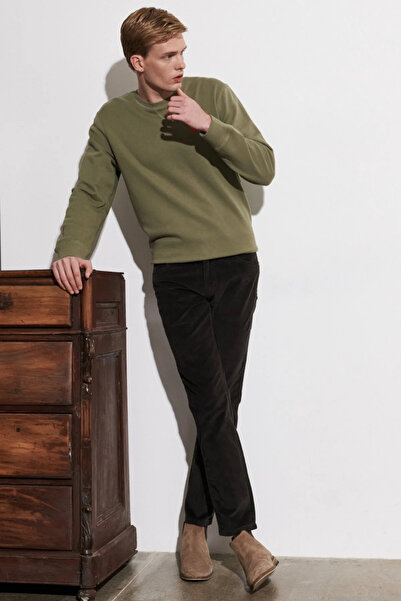 WRANGLER Ανδρικό παντελόνι από βαμβακερό βελούδο Texas Normal Waist εφαρμοστό Stretch Velvet Pants