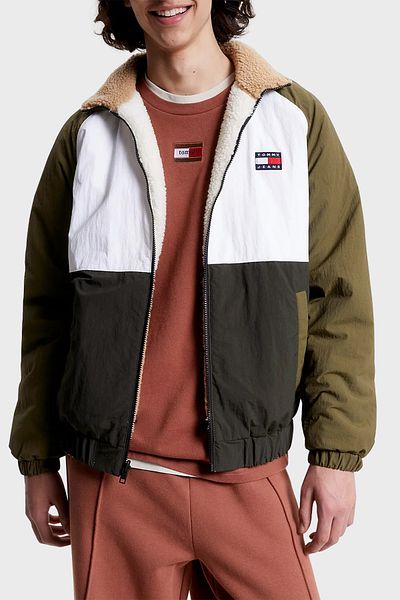 Tommy Jeans Double Sided Relaxed Fit Stand Collar Coat Men's COAT DM0DM17232 AB0