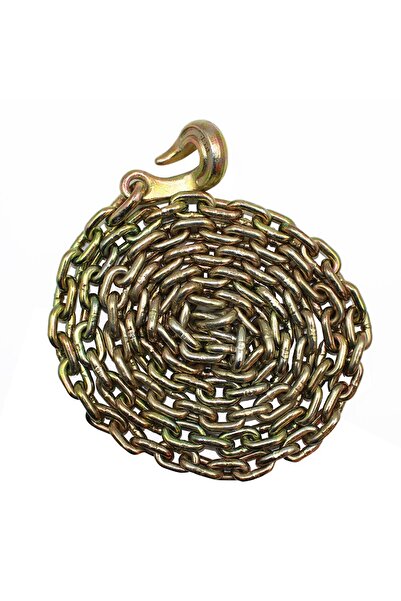 EgeÇelikHalat Amerikan Zincir 5 Tonluk Eğri Kancalı Kargo Zinciri G100