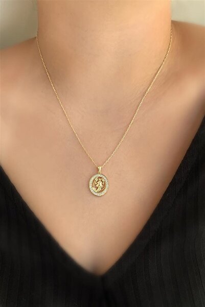 Ziu 925 Ayar 2,9 Gram Akrep Burcu Gold Kolye