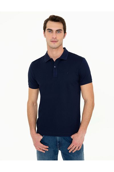 Pierre Cardin Ανδρικό μπλουζάκι με λαιμόκοψη Polo Mercerized G021SZ011.000.1370054