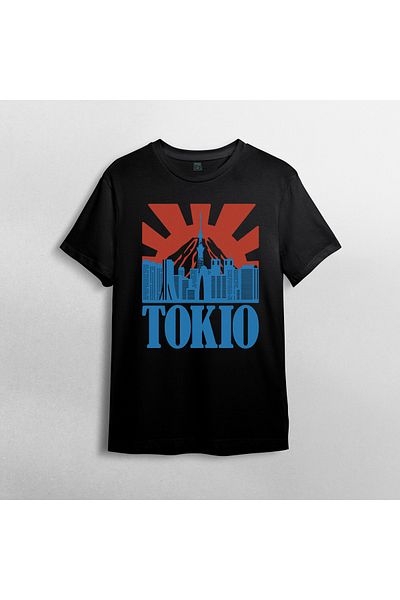 Pixxa Japan - Japanese Culture - Japanese Cotton Crew Neck T-Shirt Model - 5