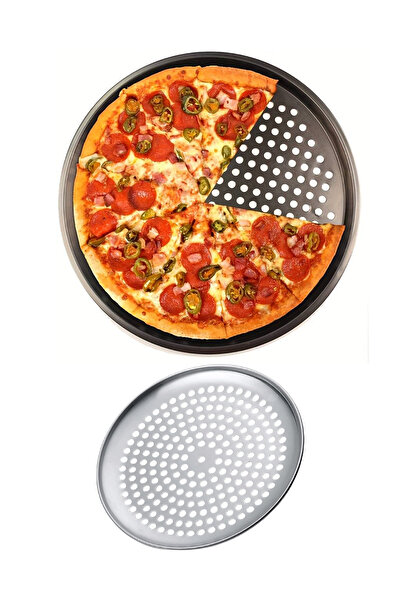 ARNİLLO Δίσκος πίτσας - Περιτύλιγμα και σουβέρ πίτσας 22 εκ. - Πρακτικό σουβέρ που πλένεται από ανοξείδωτο