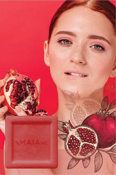 Maia mc Pomegranate Seed Soap 125 Gr