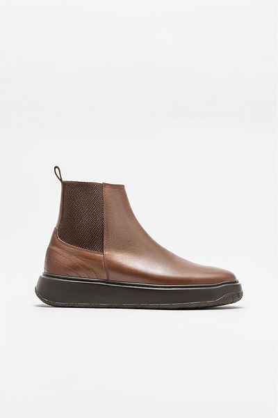 Elle Shoes Ανδρικές casual μπότες από δέρμα βιζόν
