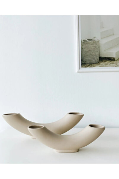 MIARIK DESIGN & DEKORASYON Dekoratif Seramik Yayik Vazo Seti