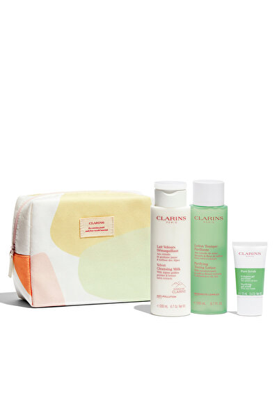 Clarins Set de curățare uleios cu catifea